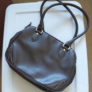 Vintage Liz Claiborne dark-brown purse